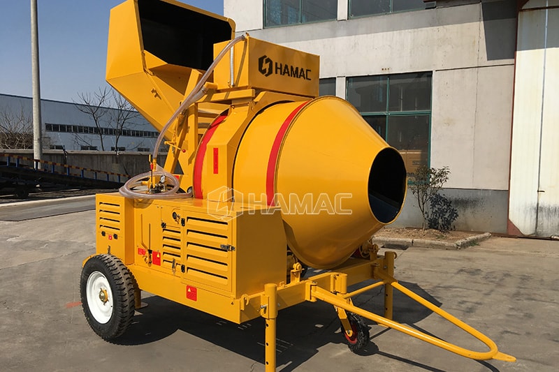 JZR500 diesel driven concrete mixer