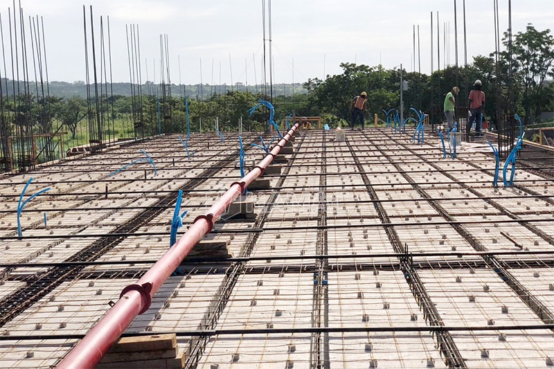 Tuyau de refoulement en béton pour pompe à béton sur remorque 