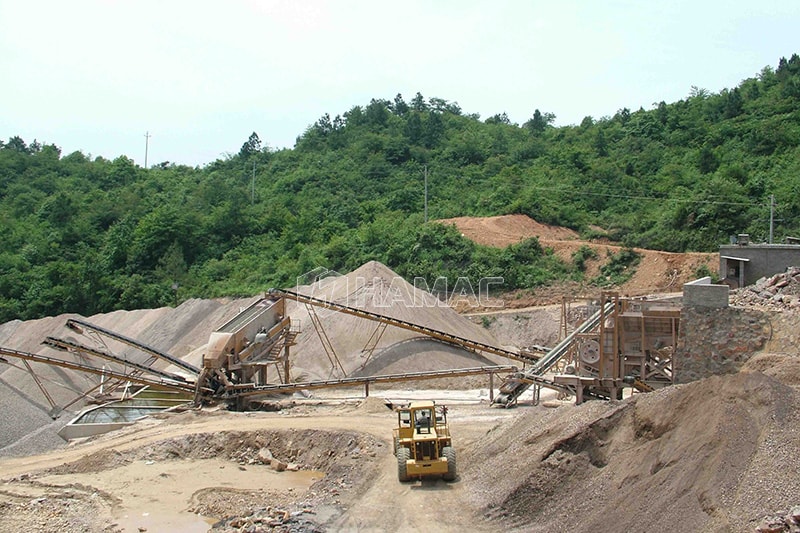 150 tons per hour limestone crushing and screening plant