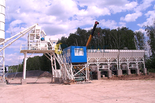 Centrale à béton HZS50 en Indonésie