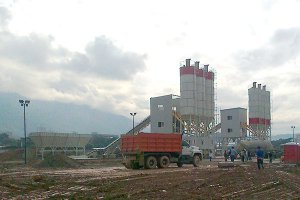 Centrale à béton HZS120 en Arabie Saoudite