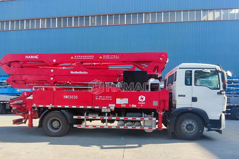 Prix ​​du camion pompe à flèche en béton